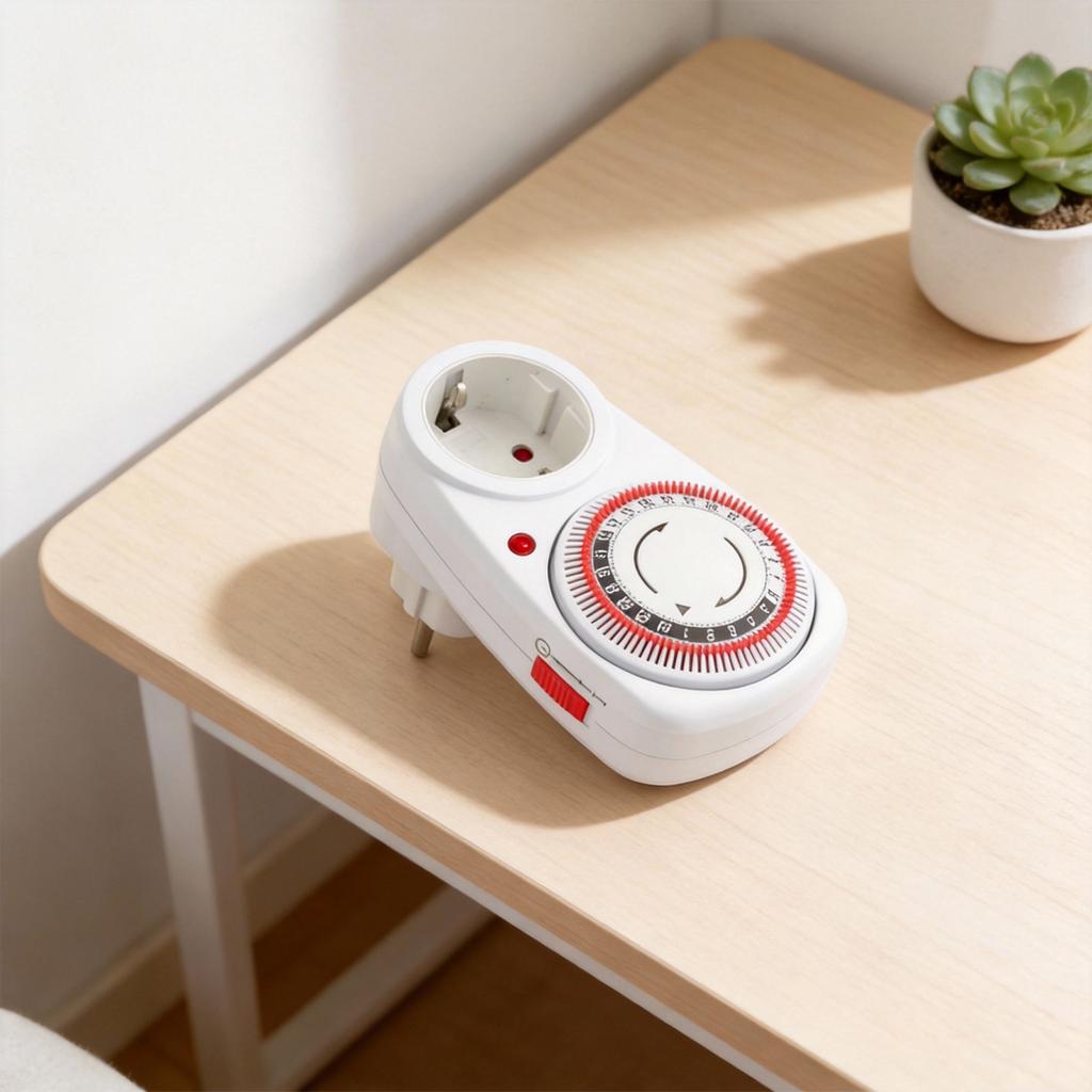 For Household Appliances Mechanical Timer Socket For Energy Management European Standard Flame Retardant Material