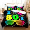 TV series I Love The 80s Logo Bedding Set Single Twin Double Queen King Cal King Size Bed Linen Set