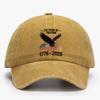 1pc Printing Baseball Cap for Women US 250th Anniversary Cap Adjustable Retro Washed Patriotic Cap 250th Anniversary Trucker Hat