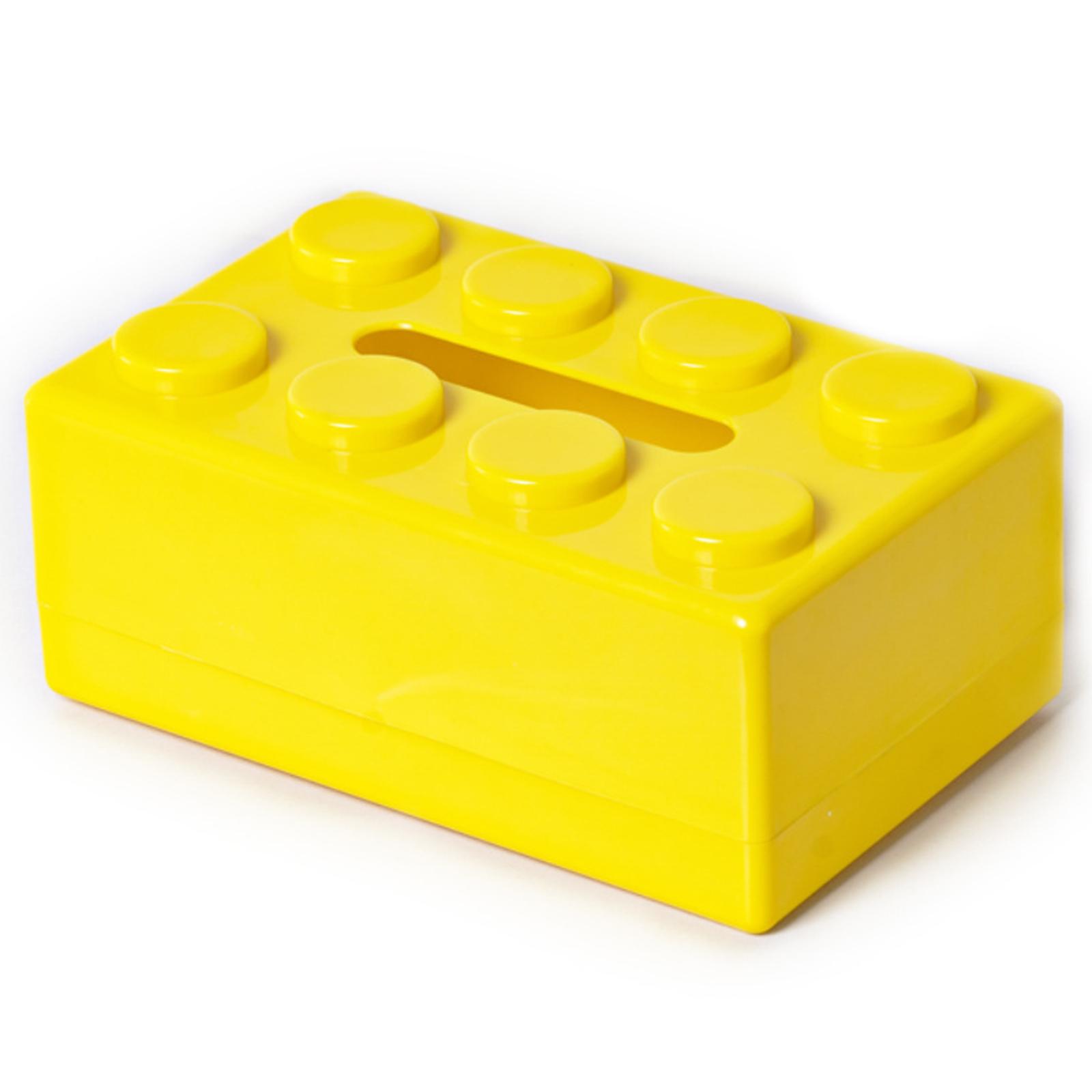 

Creative Building Block Tissue Box Waterproof ABS Wall Mounted Paper Holder F
