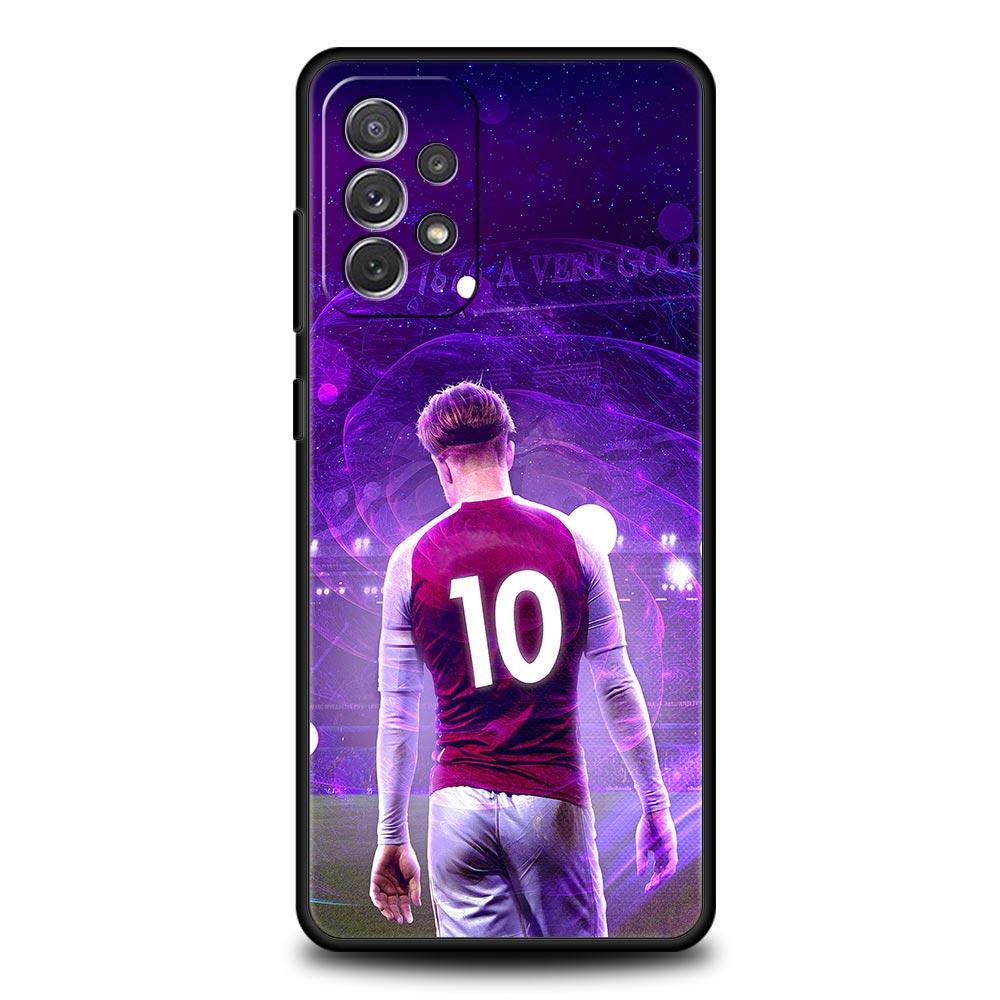 Football 10 Player Phone Case for Samsung Galaxy A55 A35 A17 A07 A15 A13 A25 A51 A71 A72 A73 A32 A52 A52S A41 5G Soft TPU Shell