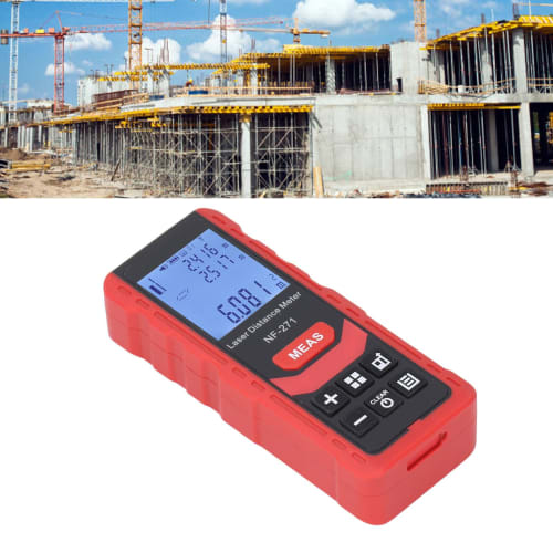 High Precision Electronic Leveling Tool Distance Meter 50m Multifunction Measuring Distance Ruler for Construction Engineering Surveying