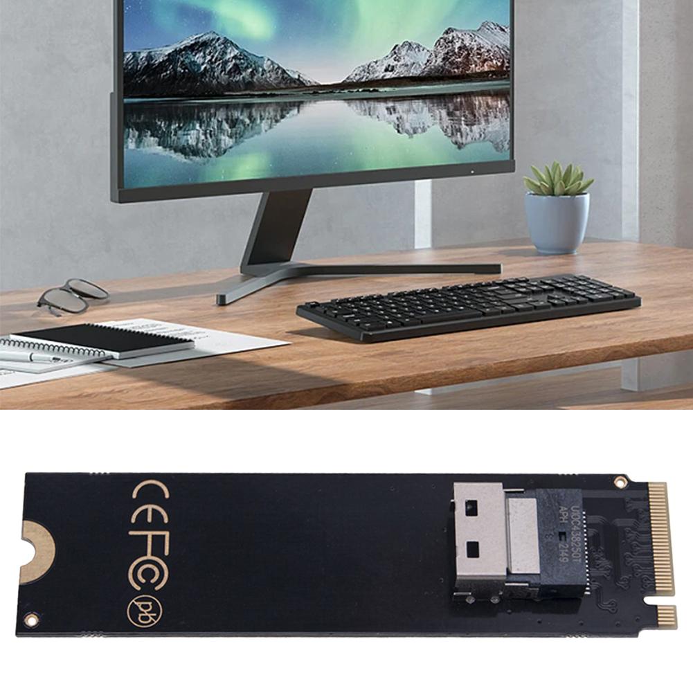 NGFF M.2 M Key To SFF 8654 Adapter Card NGFF M-Key NVME To Slimline SAS Card Adapter SFF-8654 Converter Card for Mainboard