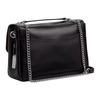 Coach Elodie 29 Silver Logo Leather Shoulder Bag Crossbody Large Women bags Black CCF09-SVBK
