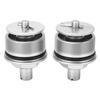 2 Pcs Preload Fork Cap Metal Front Shock Absorber Adjusters Tube Bolts Covers Cap for CB400
