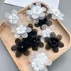 30PCS Handmade Organza Flowers Applique DIY Material Clothes Patches  for Clothes Bag Hair Clips