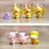Sleeping Pokemon Action Figure Cup Pocket Monster Pikachu High Quality Toys Dedenne Fennekin Bunnelby Lucario Mudkip Squishy Tiny Figure