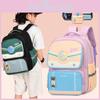 Adorable Nylon Kids Backpack With Cartoon Design Perfect For Elementary School Students