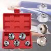 Heavy-Duty Oil Filter Removal Socket Set-3/8" Drive, 24-38mm-Precision Cap Wrench Kit For Quick & Hassle-Free Car Oil Filter