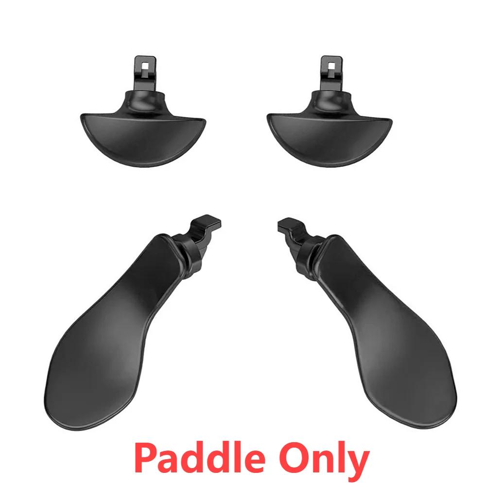 Backplate Programable Remap Kit for PS5 DualSense Gamepad PC Back Buttons with Turbos Macro Function RGB Back Paddles Attachment