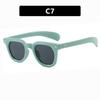 Rice Nail 2025 Retro European American UV Protection Sunglasses - High-End Street Style