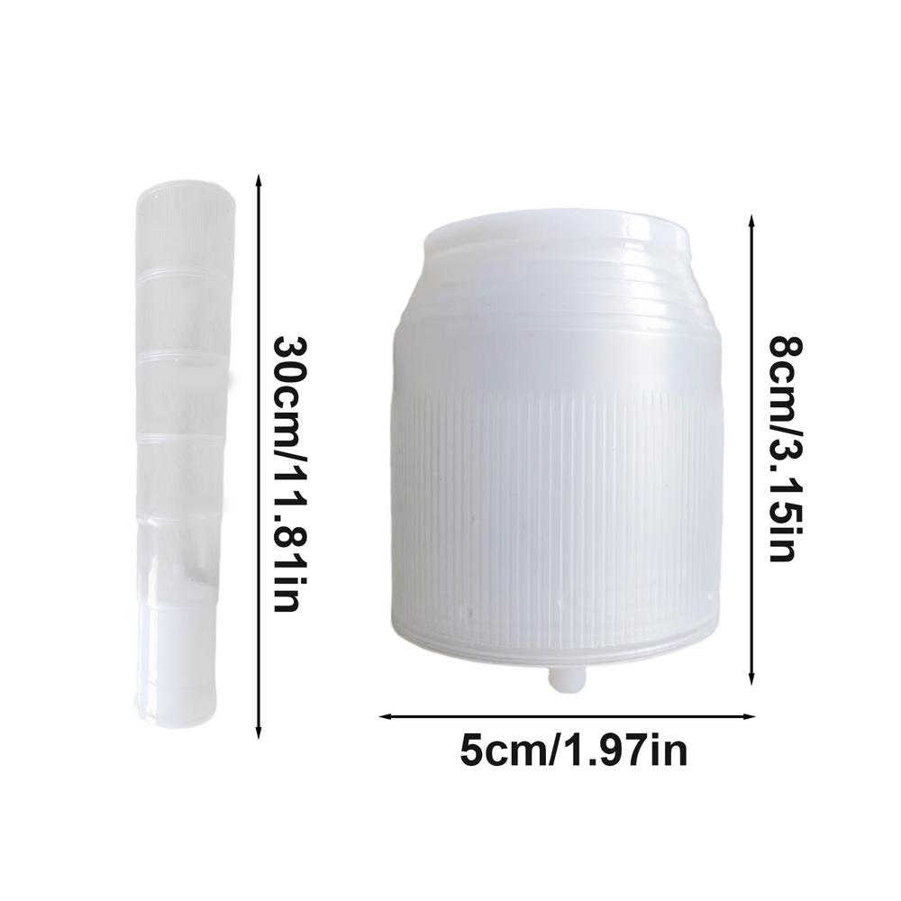 

Портативна прозора сумка для зберігання парасольки, багаторазовий водонепроникний чохол для парасольки, сумка для складної парасольки для приміщень та вулиці білий