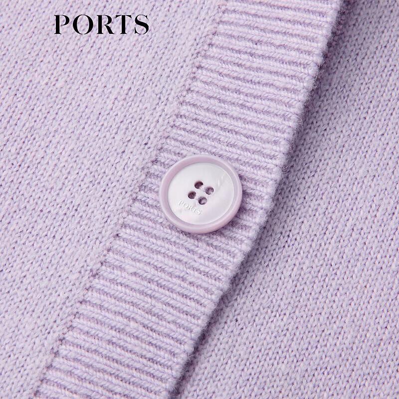 PORTS Women's V-Neck Long Sleeve Knit Cardigan