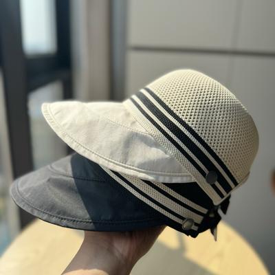 New Women's Hat Summer Sun Protection Big Eaves Equestrian Hat Beach Sun Protection Bucket Hat Ultraviolet Sun Hat