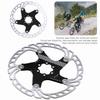 20300CMm Floating Disc Six     Mountain Bike Brake Disc Cycling Accessory(blacksilver )