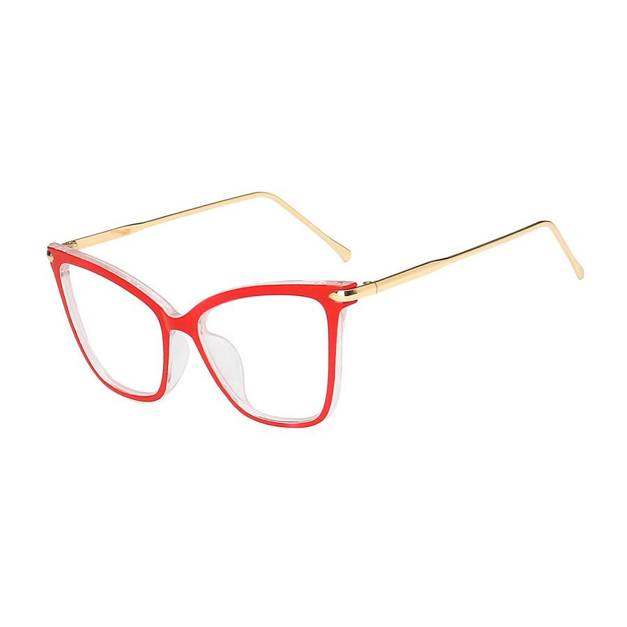 Cat Eye Glasses Retro Women's Sunglasses Extra Large Transparent Lenses Elegant Daily Travel Use