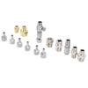 15PCS Airbrush Adapter Set Stainless Steel Airbrush Quick Release Disconnect Fittings Connector Kit