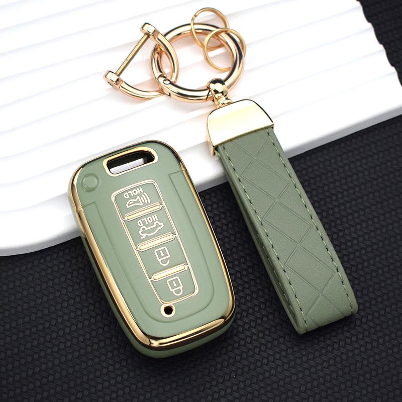 For Kia Rio Forte K2 K3 K5 Sportage For Hyundai Solaris Hb20 Veloster Sr Ix35 Accent Elantra I30 Tpu Car Key Case Cover