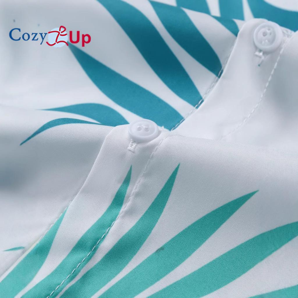Hawaiian Vacation Men's Light Green Palm Leaf Shirt for Men's Short Sleeved Shirt for Men Shirt Summer 2025 New Arrival