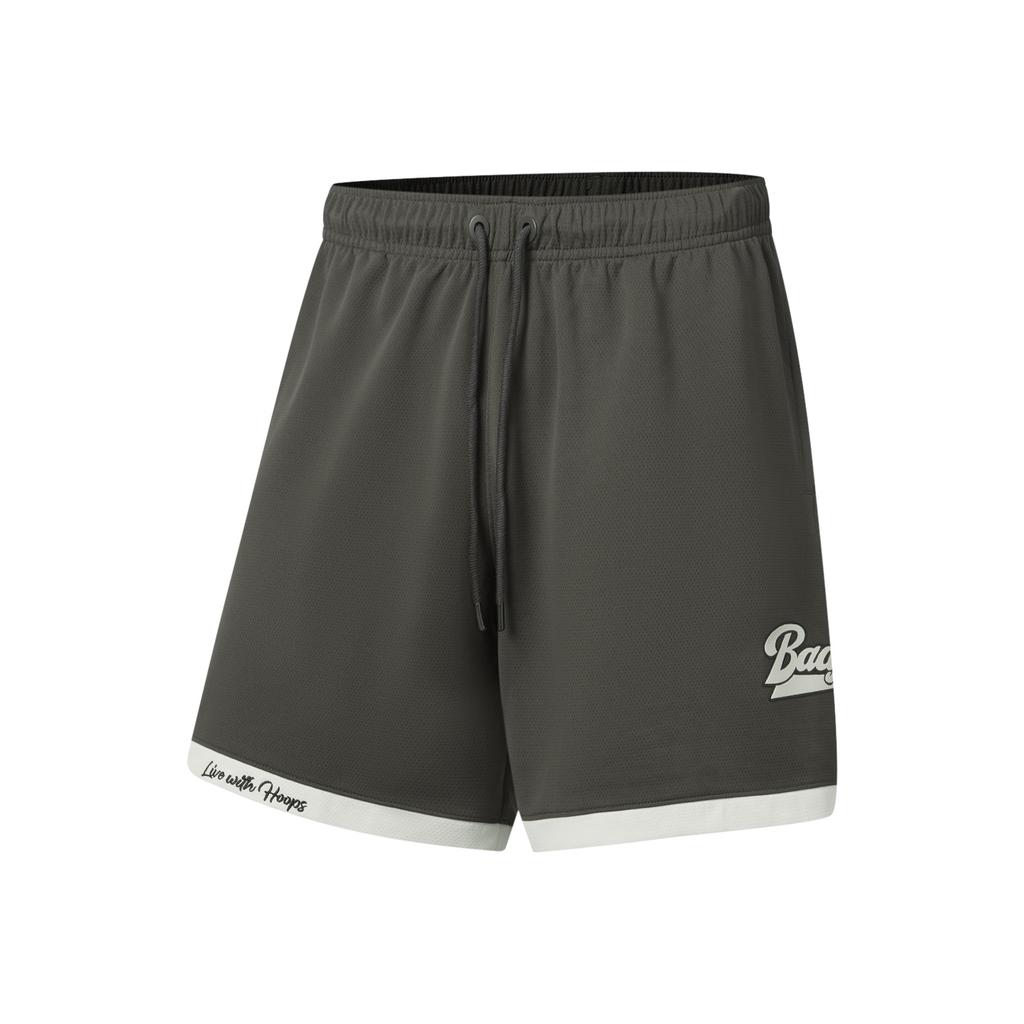 Li-Ning Minimalist Letter Color Block Casual Basketball Shorts Men bottoms AAPW169-5