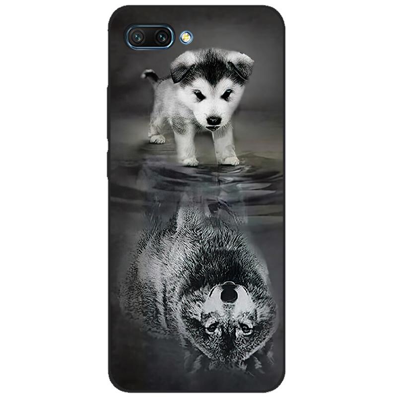 For honor 10 case soft silicon tpu back phone cover for huawei honor 10 Case Etui protective printing coque black tpu case