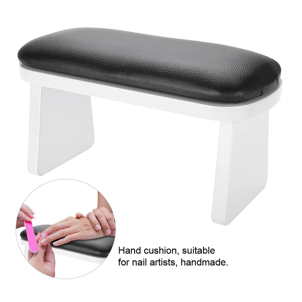 Nail Art Manicure Hand Rest Cushion for Arm Rest Manicure Salon Black
