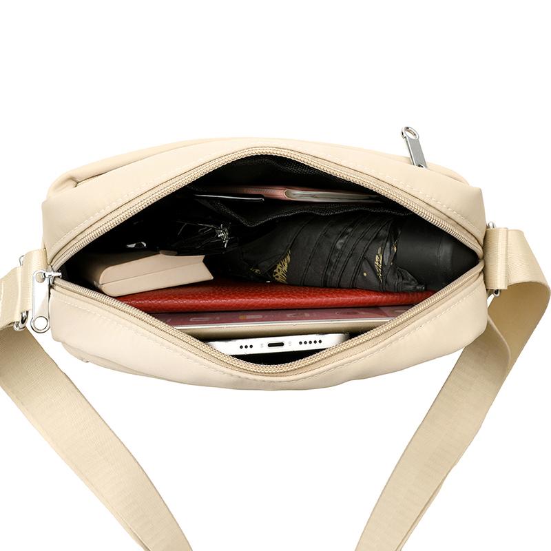 Lightweight Water-repellent Nylon Crossbody Small Square Bag Women's Shoulder Mobile Phone Bag