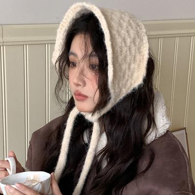 Knitted Wool Earmuffs for Women's Winter Korean Version of the New Ear Protection Earmuffs, Thickened Cold-proof and Warm Ear-warm Ear Covers