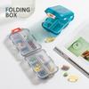 Dual Layer Organizer 10 Compartment Portable Mini Travel Pill Box High Quality for Medicine And Vitamins
