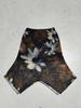 American Retro Floral Mesh Irregular Low Waist Vacation Skirt