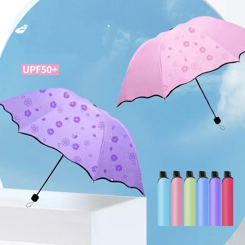 1/3pcs Fruit Pattern Small Lightweight UV Protection Sun Umbrella Portable Foldable Compact Colorful Sports Umbrella for Outdoor