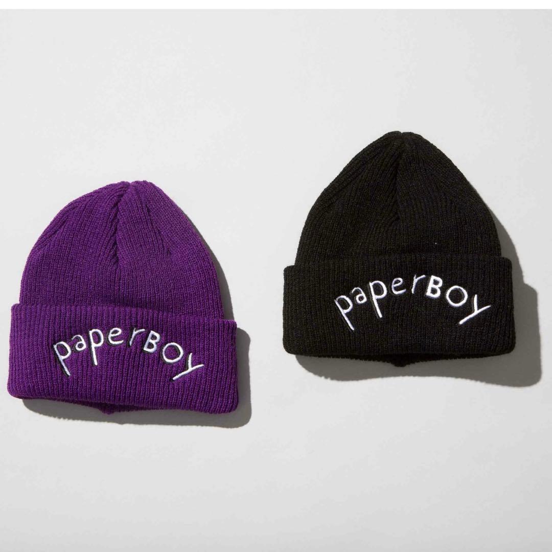 Used paper boy BEAMS collaboration beanie