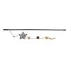 Cat Toy - TRIXIE - Star Fishing Rod - 50 Cm - Brown / Beige