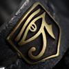 Adjustable Open Ring Men Women Vintage Horus Eye Geometric Statement Plated Retro Unisex Jewelry