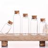 20pcs Handmade DIY Creative Tools Small Capacity Hangable Decorative Vial Cork Lid Stopper Transparent Glass Subpackage Bottle