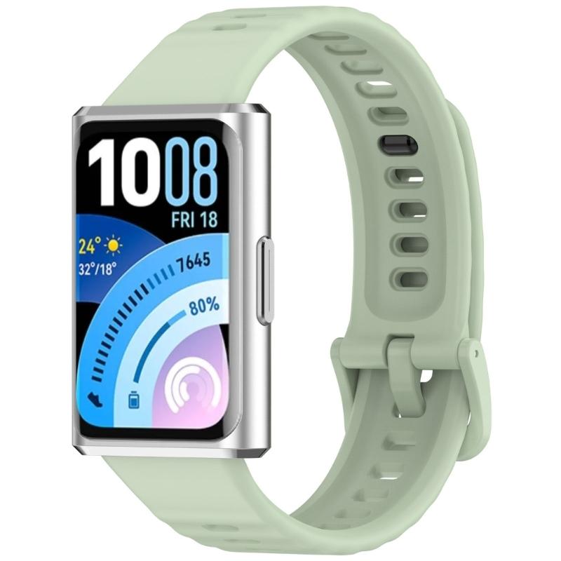 Watch Straps Bracelets Washable Suitable For Activity Monitor Devices Trendy Textured Flexible Silicone Sports Wristband