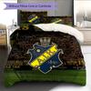 FC AIK Pattern Bedding Home Decoration Birthday Gift (1 * Duvet Cover + 2 * Pillowcase, Without Core)