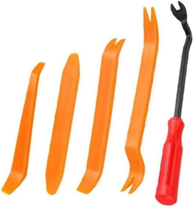 5 Pcs Car Upholstery Stripping Off Car Rivet Panel Stripping Clip Clamp Tool Removal