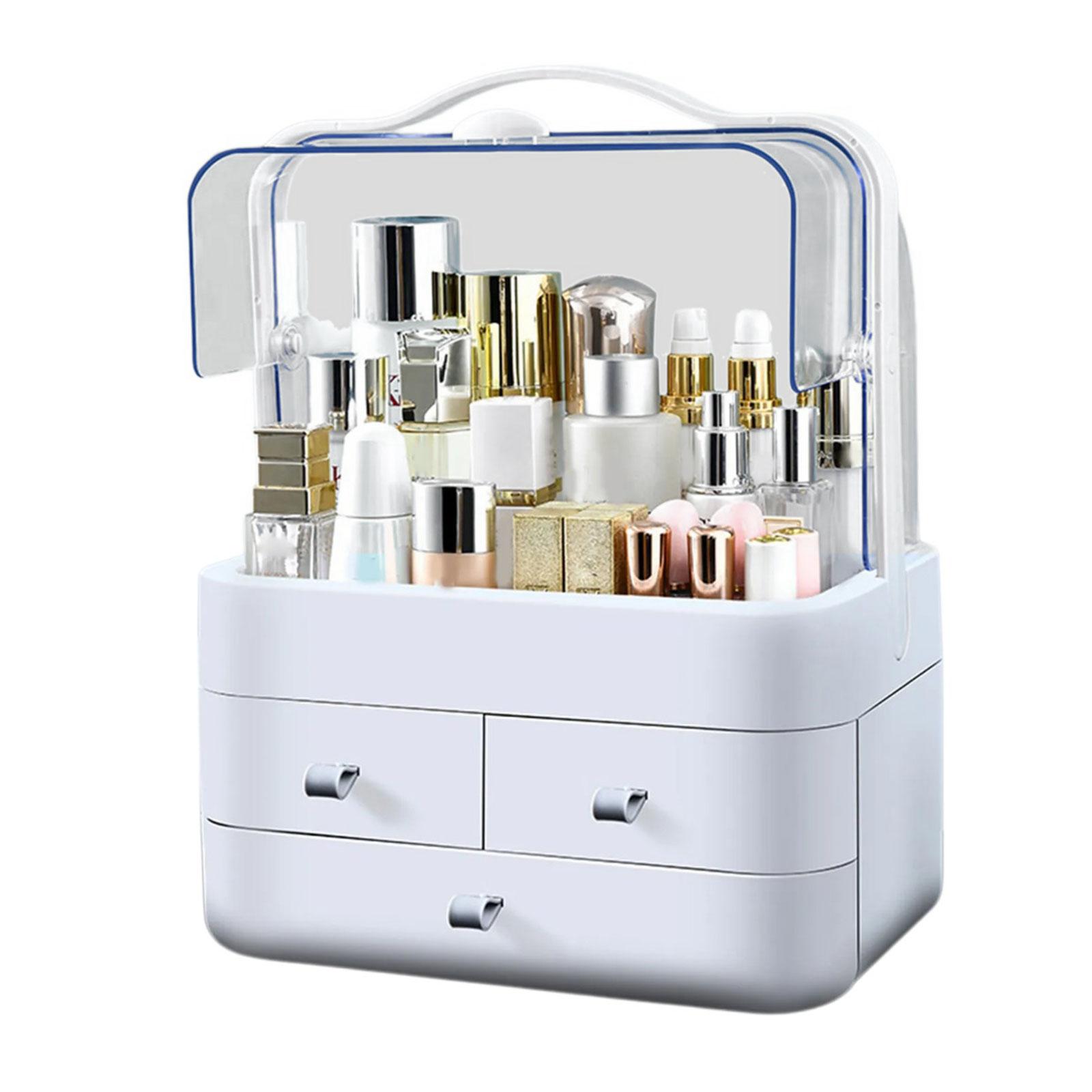 

Makeup Organizers With Ample Space to Store Various Cosmetics Accessory for Beauty Enthusiasts And Makeup Artistics L белый