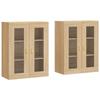 VidaXL Wall Cabinets 2 Pcs Sonoma Oak Engineered Wood 3197924