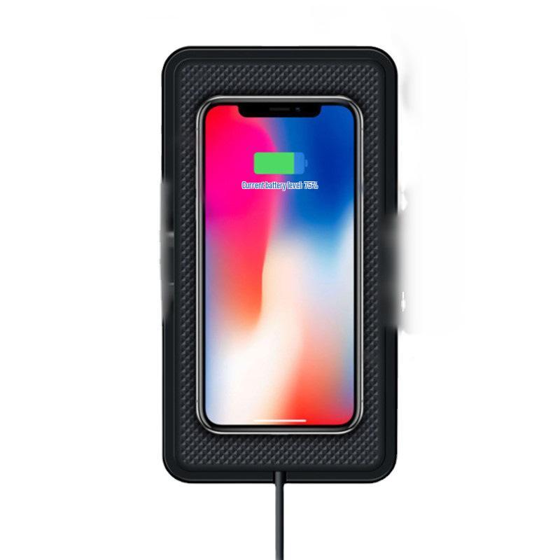 Wireless Car Charger Pad & Phone Holder for QI-Enabled Devices
