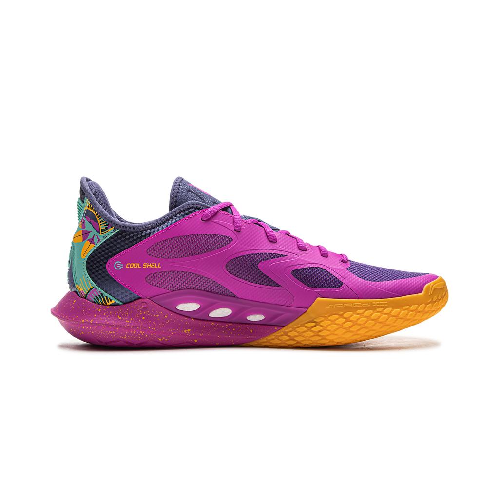 Li Ning Speed 12 Cushioning Slip Resistant Abrasion Resistant Breathable Rebound Grip Low Top Basketball Shoes Men's ABAV069-5