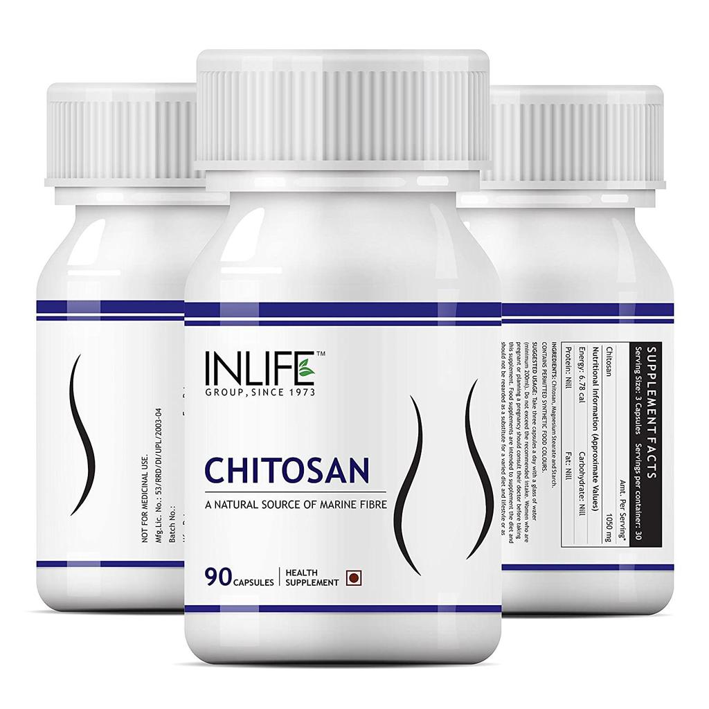 Chitosano (90 capsule, 350 mg), Chitosano, INVITA