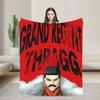 Invincible Thragg Blanket  Soft Warm Fashion Plush Throw Blanket For Outdoor Travel Flannel Bedspread Bed Cover