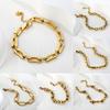 Simple Geometric Chain Bracelet Fashion Creative Link Design High-End Jewelry for Women