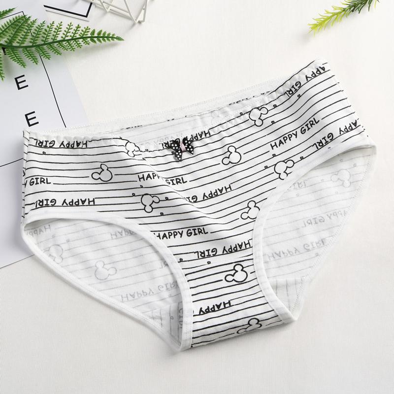 Bragas de mujer Rayas de algodón Dot Print Gril Briefs Ropa interior  femenina Lencería sexy comprar a buen precio — entrega gratuita, reseñas  reales con fotos — Joom