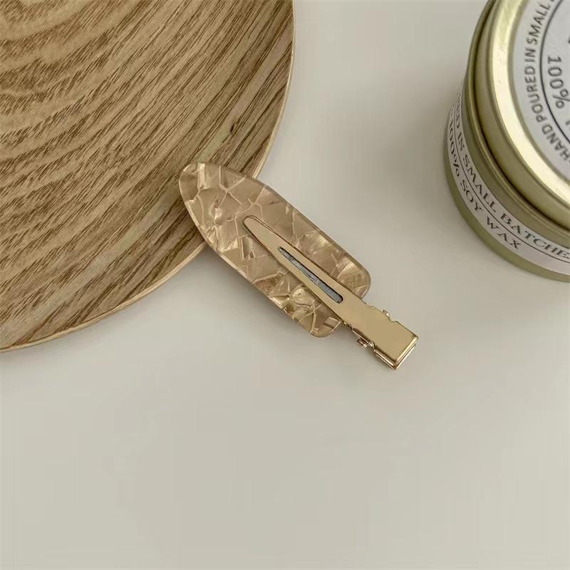 Acetate Hairpin Men's And Women's Makeup Bangs Broken Hair Clip French Style Hair Clamp Fashion Hair Accessories