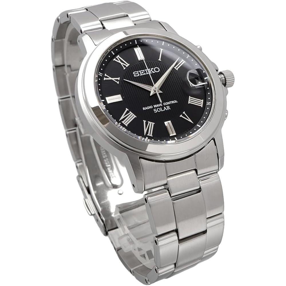 Seiko Watch SBTM191 Seiko Selection Men's Solar Radio-Controlled Watch