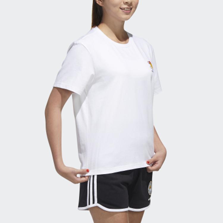 Adidas Neo Gudetama Collaboration Sport Short Sleeve T-Shirt Women Tops White GL7231