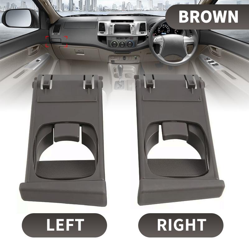 Auto Interior Dashboard Cup Holder Black/Brown 55604-0K010 55604-0K020 For Toyota Hilux Vigo SR Pickup Fortuner 2004-2015 LH RH
